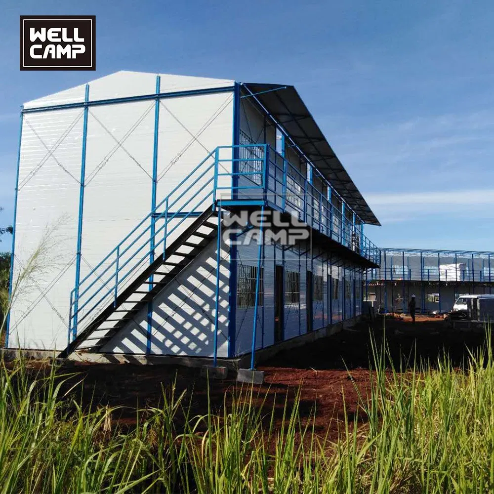 Low Cost Indonesia Prefab K Container House Labor Accommodation Construction Worker Dormitory Mining Camp
