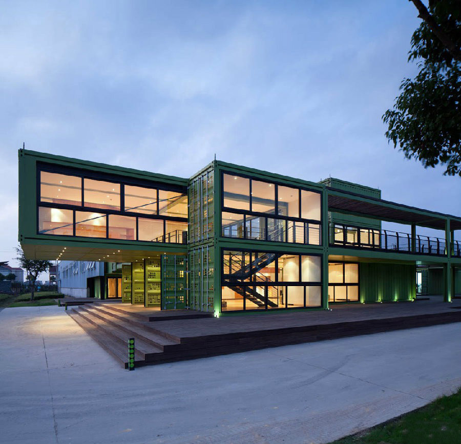 Quick Build Luxury Building Modular/Container/ Prefabricated Steel Structure Building Villa