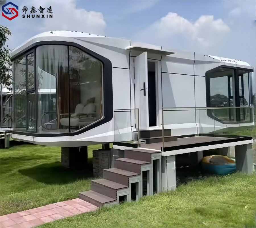 OEM&ODM Container Modular Prefabricated Vessel Modern Capsule Luxury Prefab House Villa