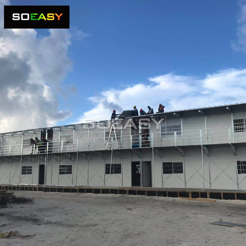 Prefab K Temporary Construction Site Offices Dormitory Military Mining Labor Camp Prefabricate House