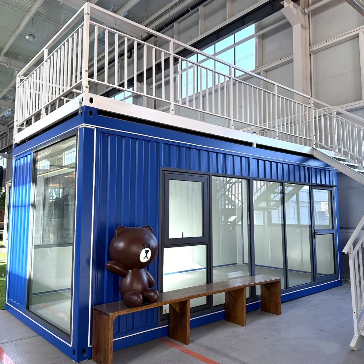 Fully Self-Sufficient off-Grid Container Homestead with Solar Array Container House