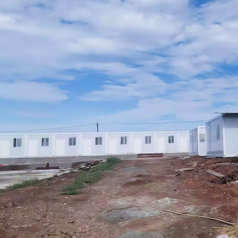 Low-Cost Foldable Construction Camp Emergency Shelter for Disaster Relief Prefab Container House