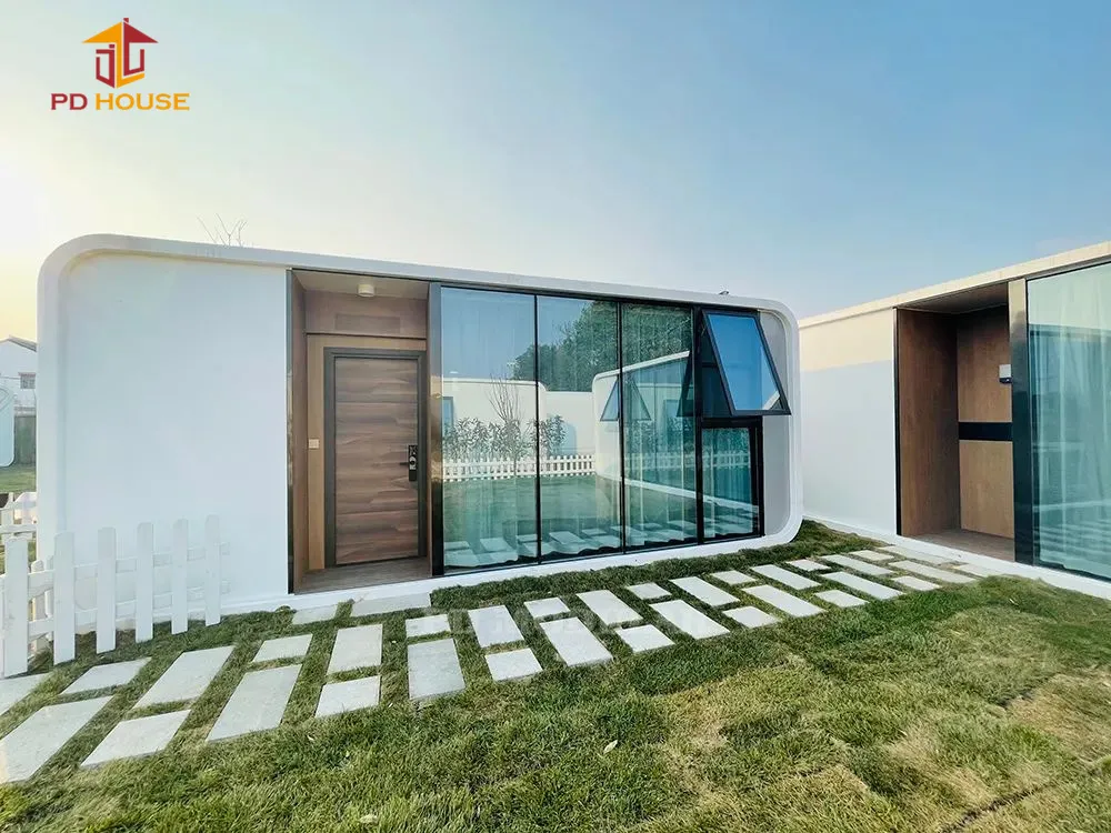 Prefab Apple Cabin Exterior