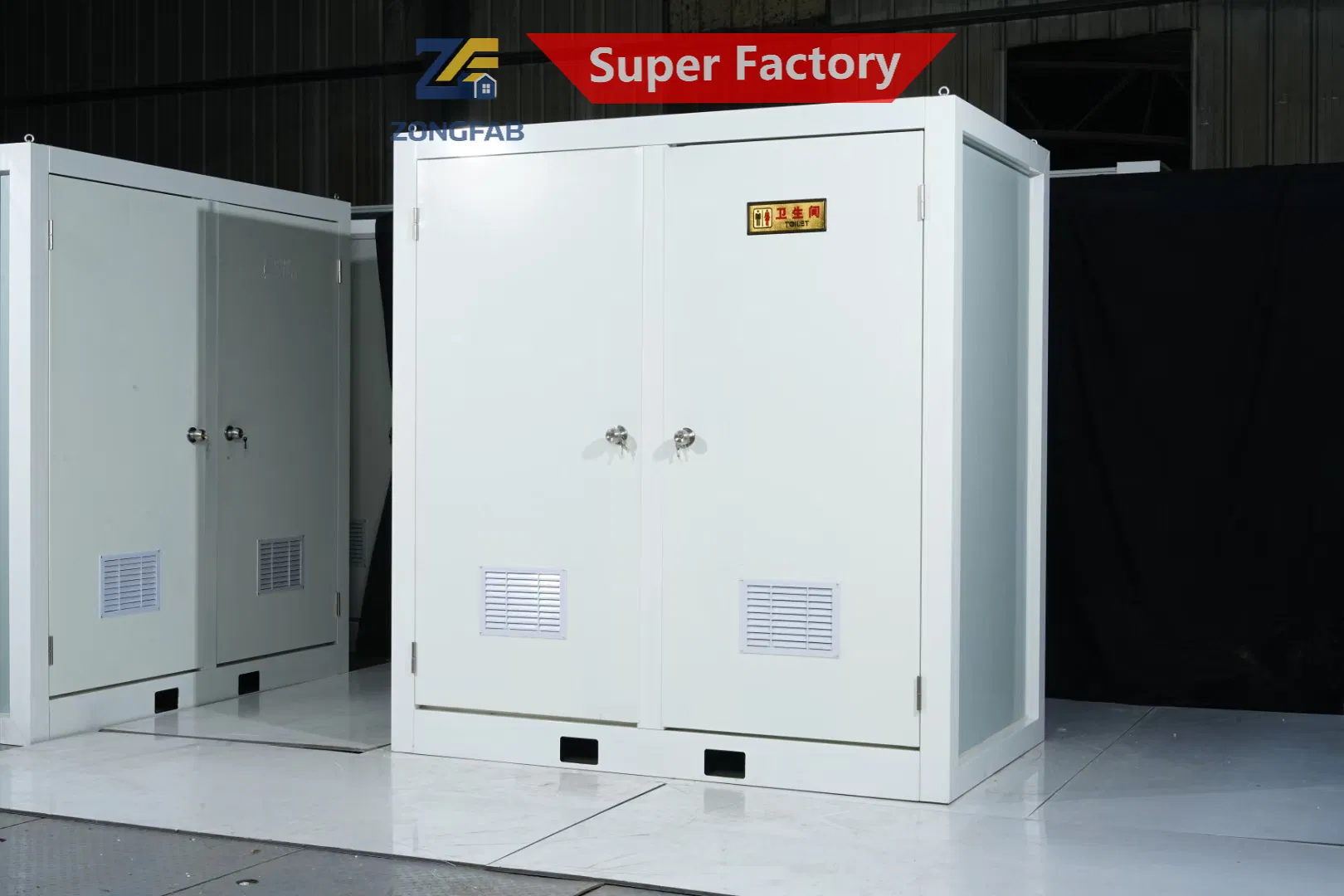 Portable Toilet Unit for Emergency Use and Construction Site Sanitary Applications