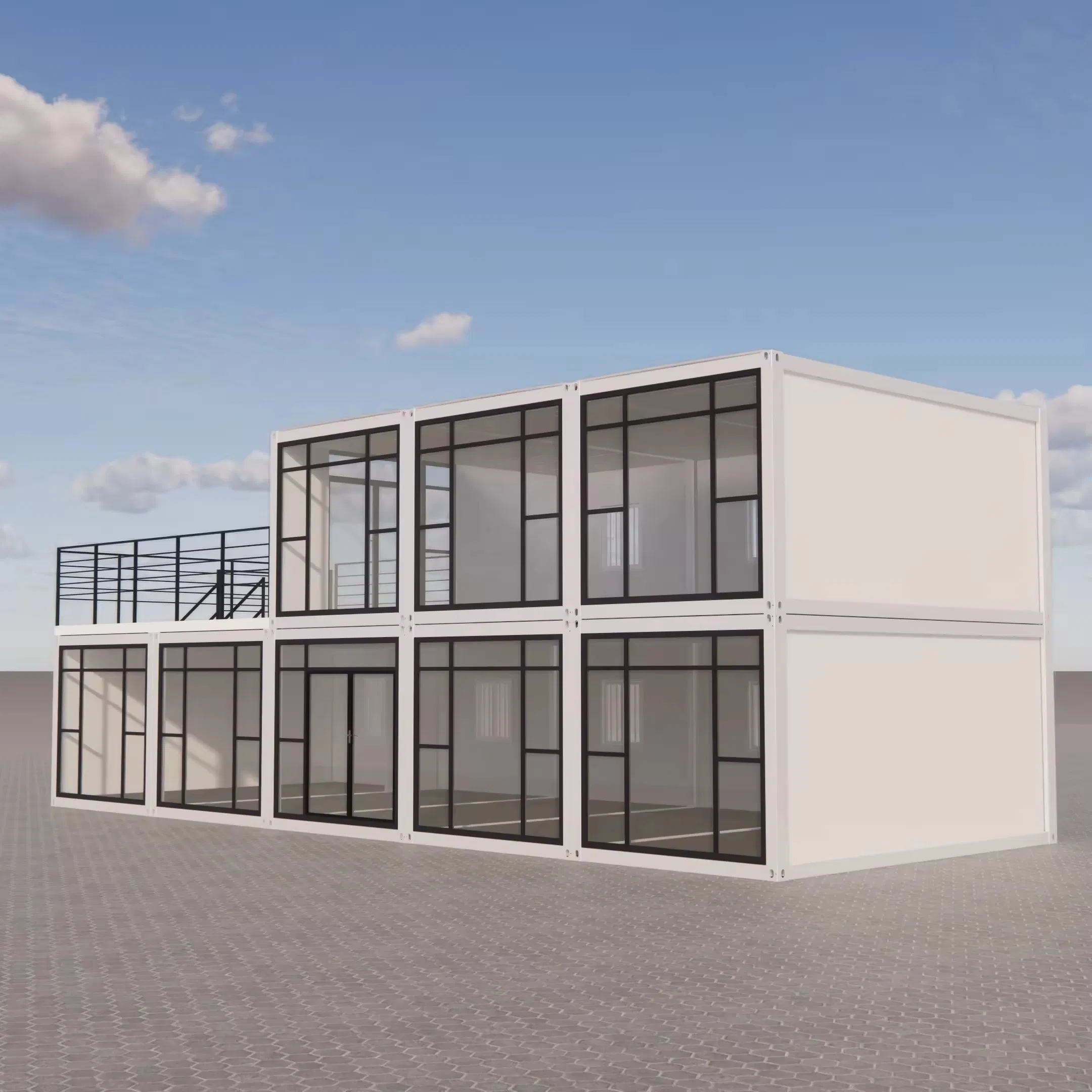 Easy Hand Assemble Luxury Homes Prefabricated Insulated Prefab Flat Pack House for Cold Climate