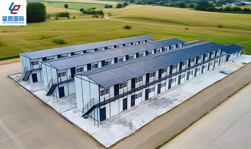 Rapid Setup Modular Container Living Unit for Temporary Offices