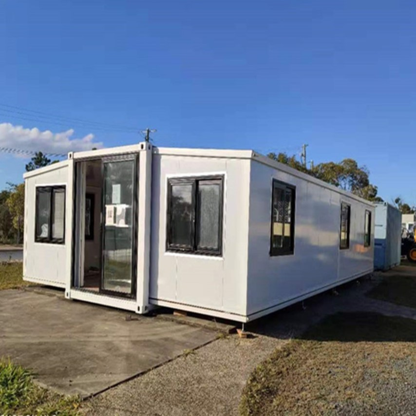 Quick Installation Double-Wing Expandable Modular Prefabricated Container House for Construction Site Dormitories