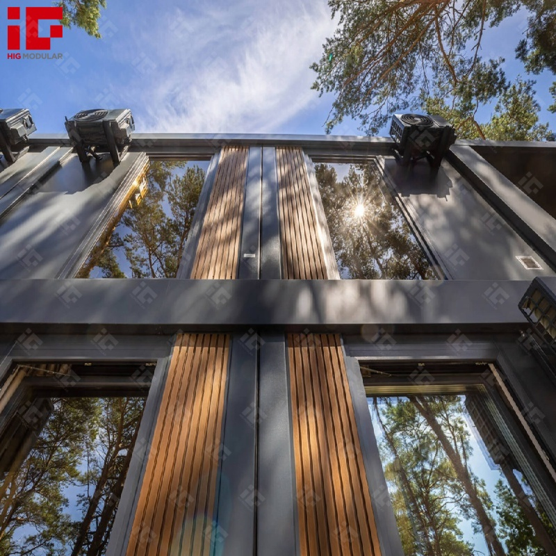 2 Storey Container Building Luxury Modular Container Hotel Prefab Apartment