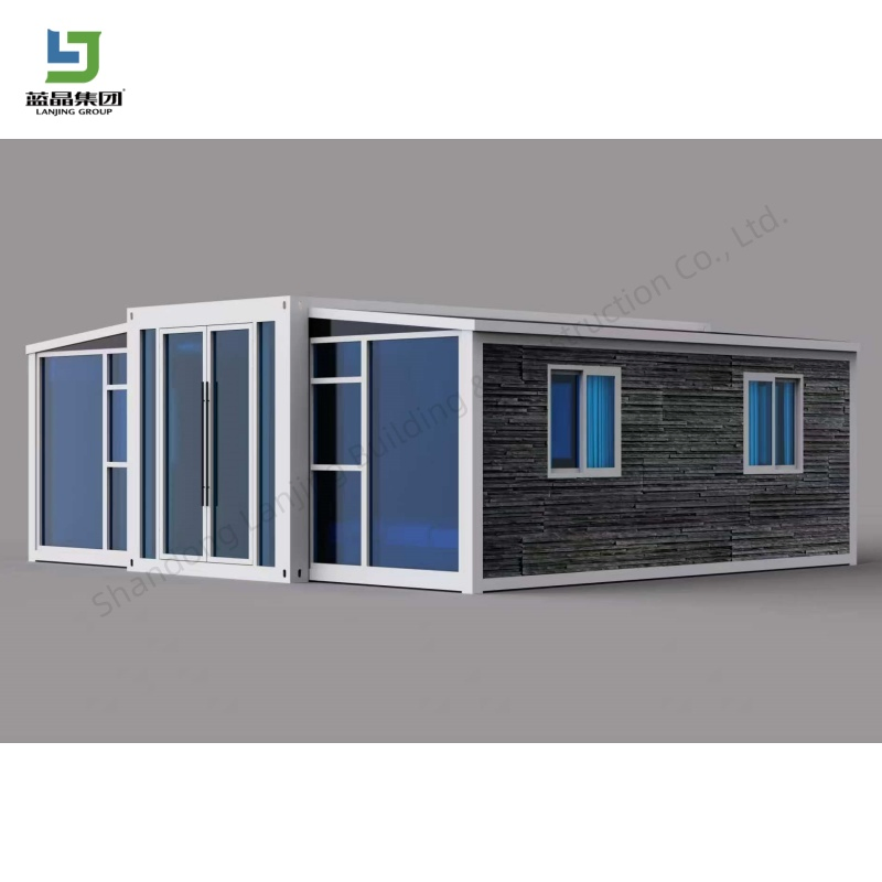 Modular Mobile Green Tiny 20FT 40FT Mobile Modular Container Homes Prefabricated 2 3 4 5 6 Bedroom Bathroom Living Room Office Solar Panels House Aus Nata