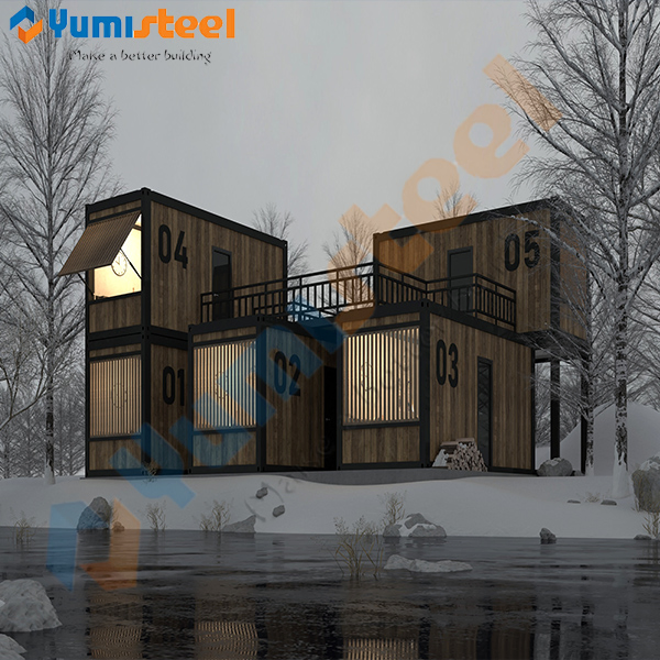 Stunning Colorful Modular Container Hotel/Characteristic Container Apartment