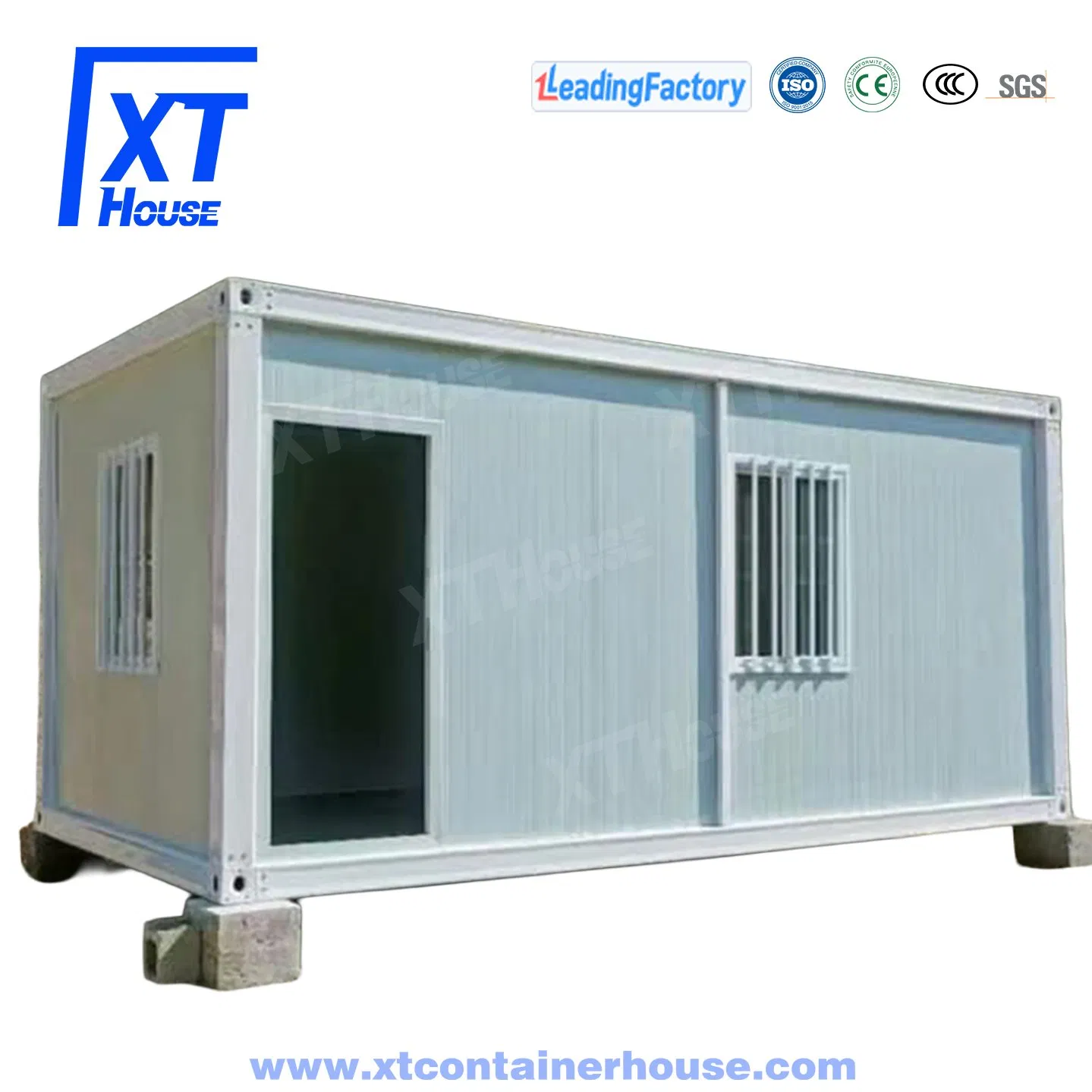 Assembly Portable Prefab Modular Casa Modular Prefabricada Tiny Steel Container House for Camp/Construction Site Worker's Dormitory/Office/Store