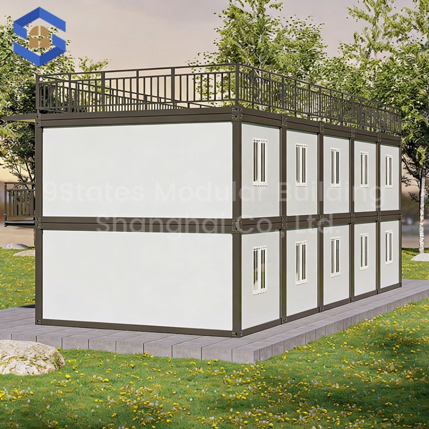 Modular-Expandable Prefabricated Steel Building Hydraulic Side-Slide Expandable School Classroom