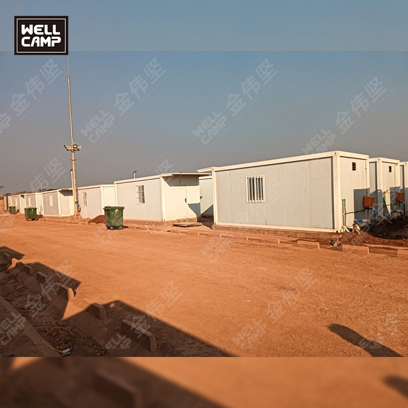 High-Quality Customizable Prefab Detachable Container Houses for Camps &amp; Projects