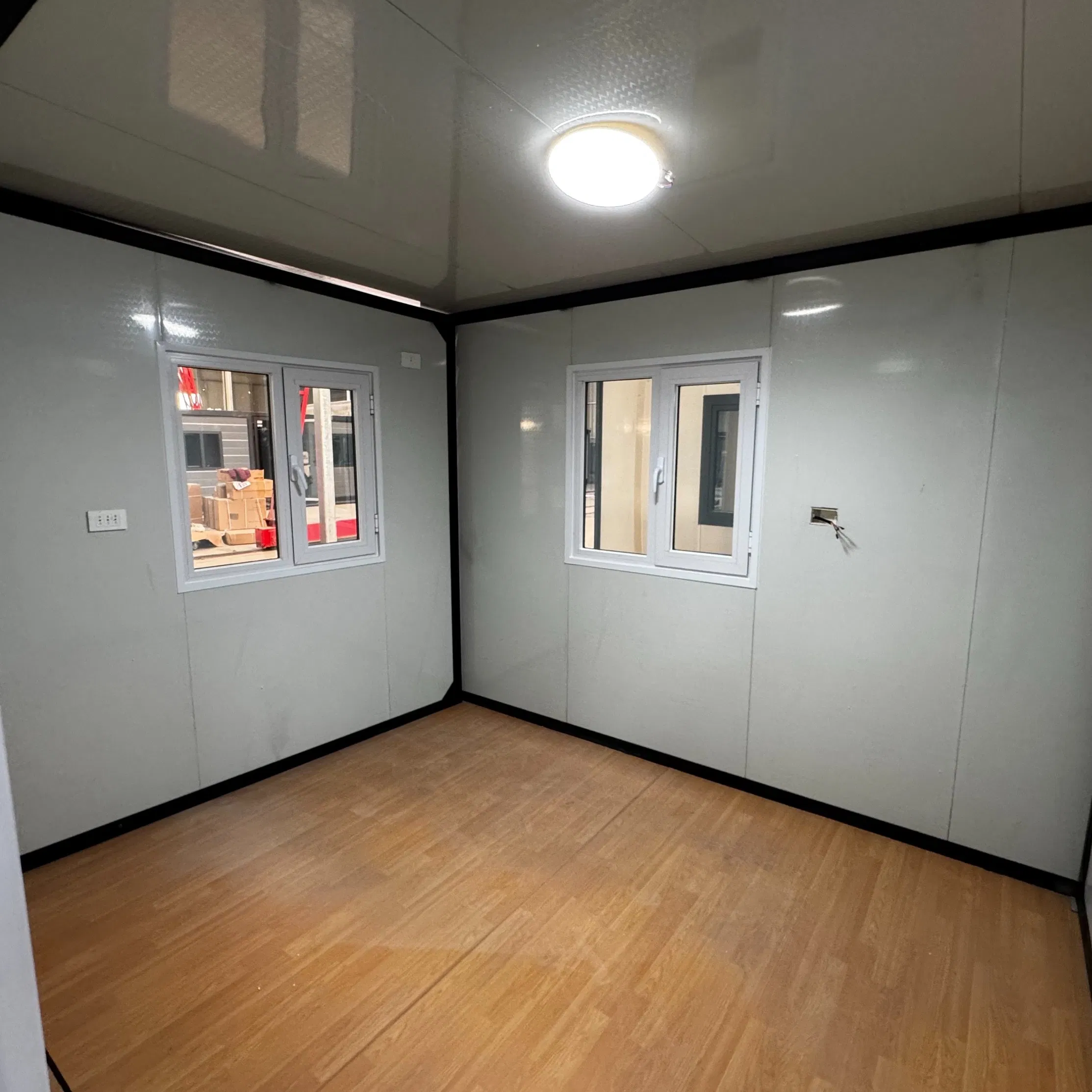 20FT 30FT 40FT off-Grid Expandable Container House Pre-Wired for Solar, Includes Water Tank Mounting and Composting Toilet Option