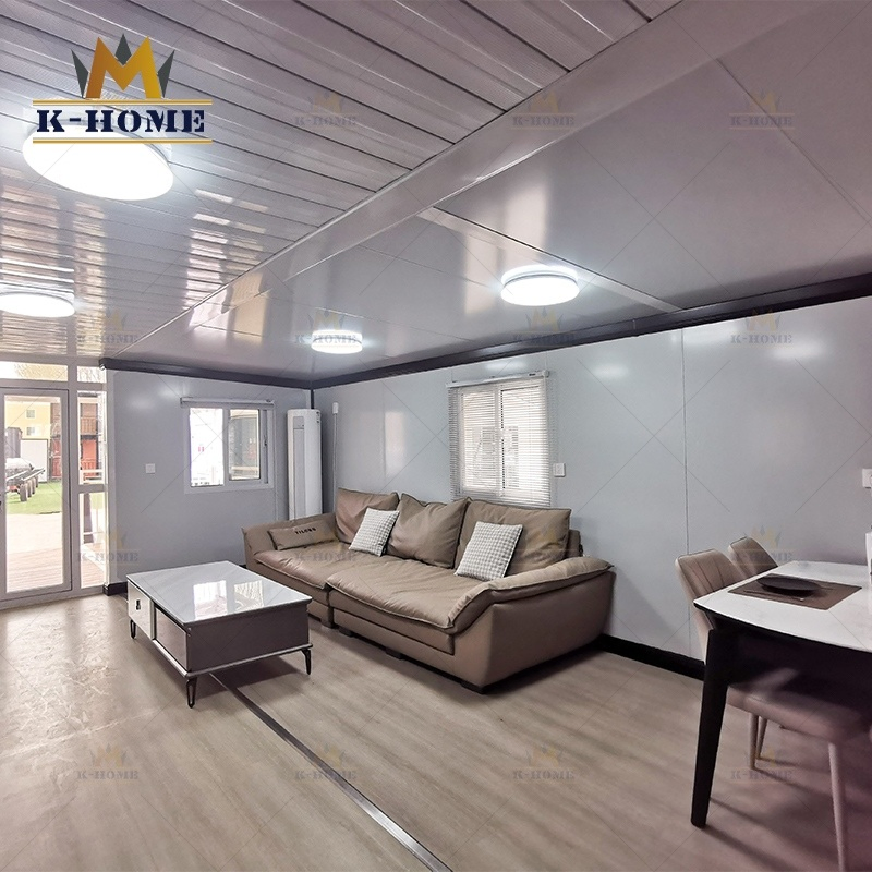 Modular Portable 20FT &amp; 40FT Prefab Expandable Containers Double Wing Foldable Houses