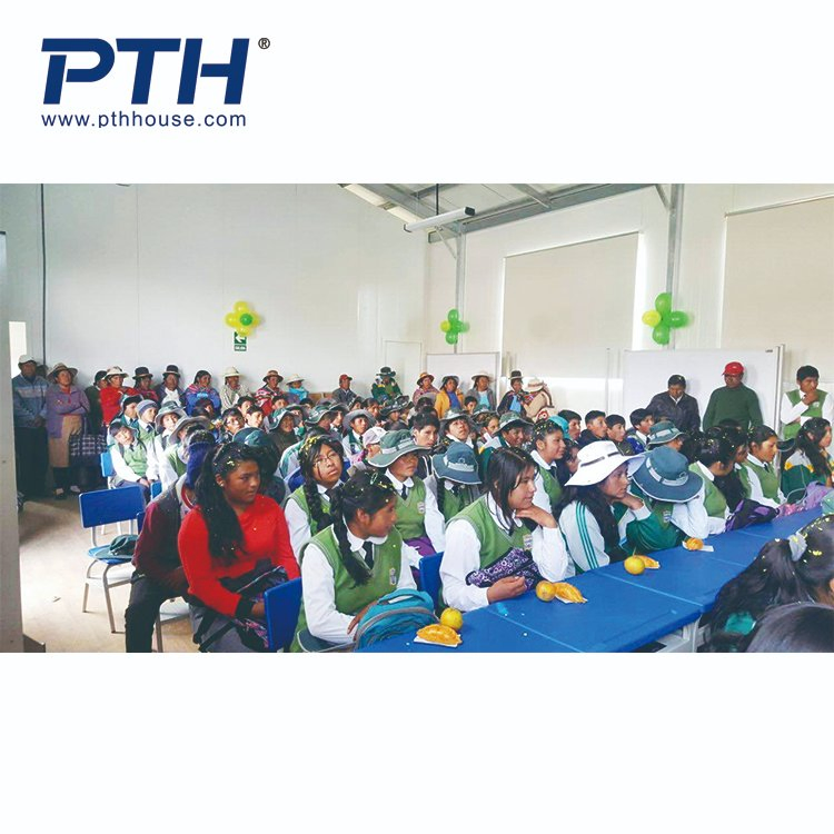 Low Cost Double C Steel Structure Building for School Classroom and Office