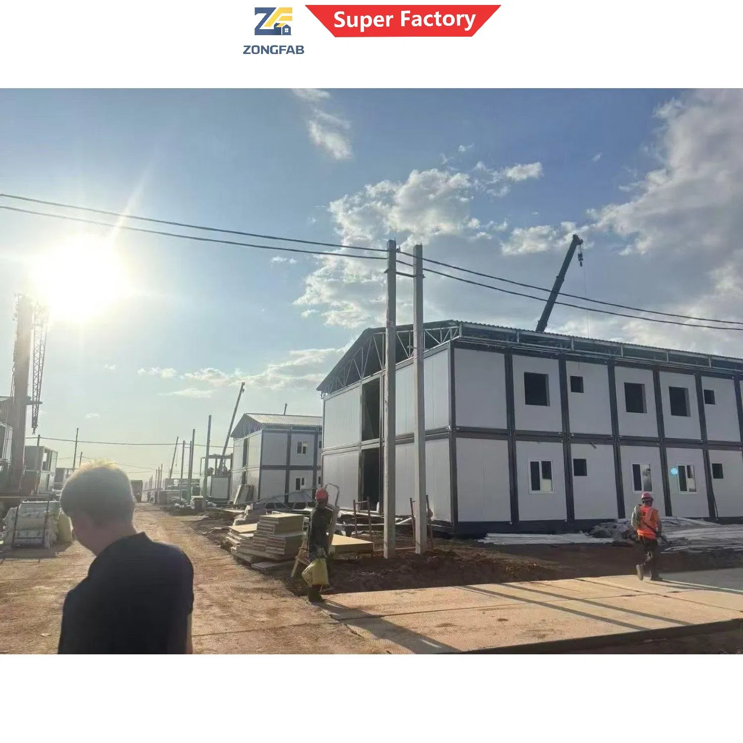 Multi-Storey Story Movable Mobile Portable Foldable Folding Prefab Prefabricated Container Building Housing