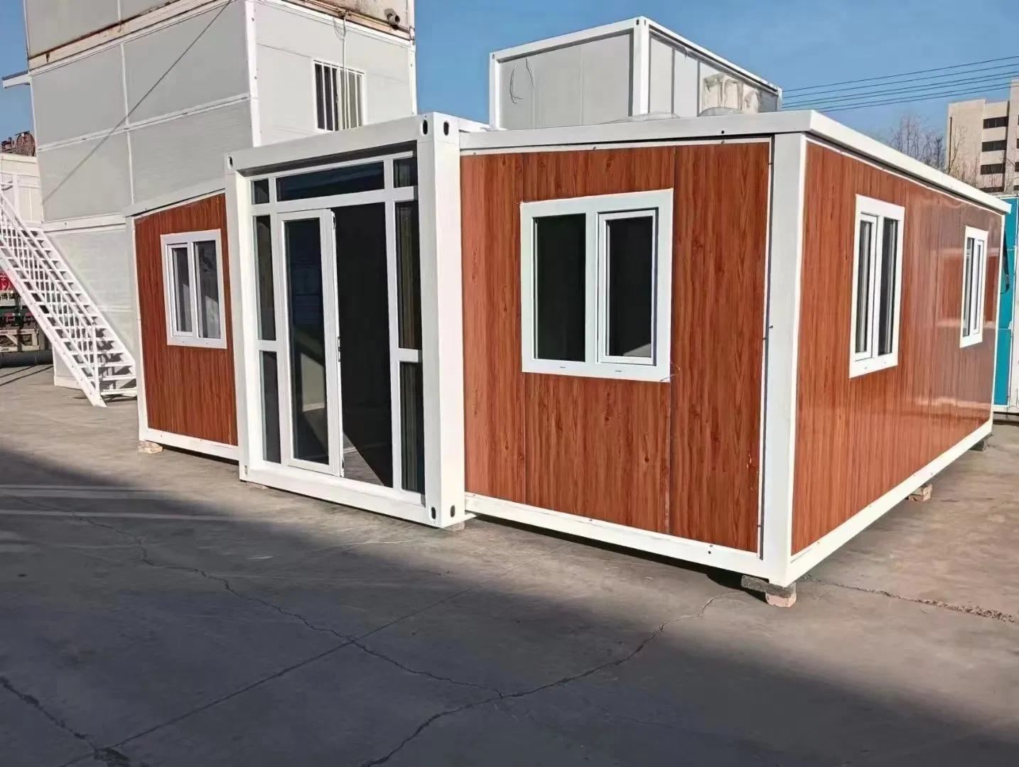 Expandable Container House 20FT 40FT Double Wing Fertable Container House