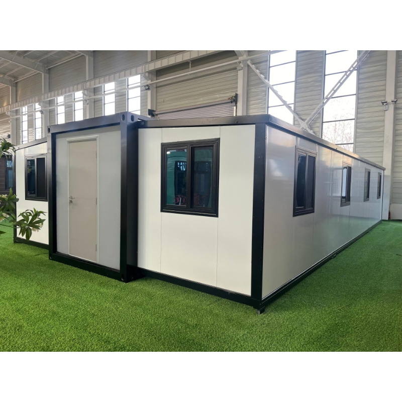 40FT Galvanized Steel Frame Container House for Disaster Relief with Custom Layout