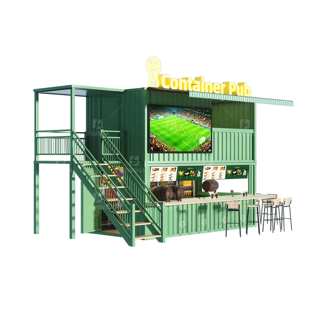 Prefab Movable Store Container Kitchen Coffee Shop Container Pub