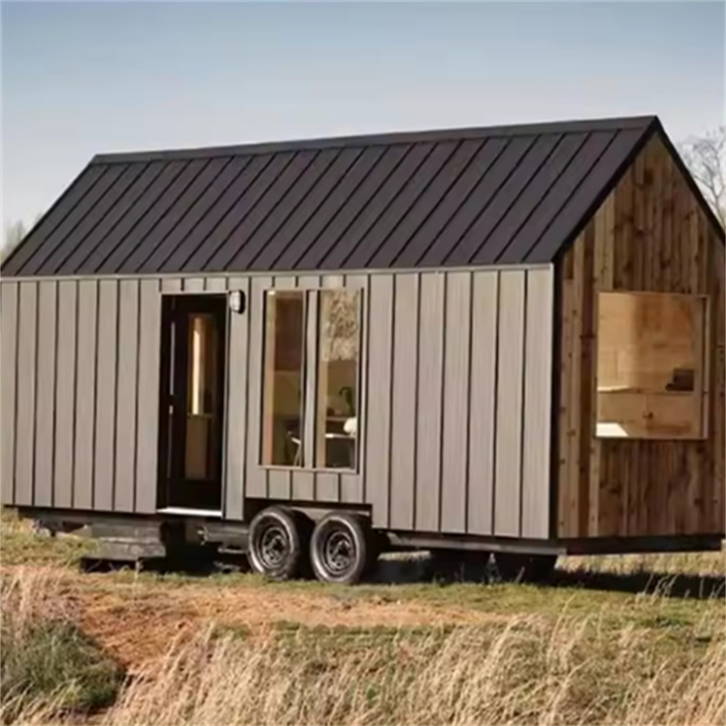 Tiny Home Luxury Mobile Container House Living Modular Prefabricated Container House Trailer-Mounted Container House