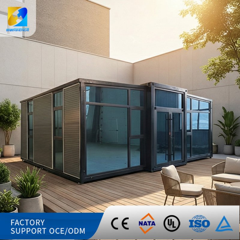 Smart Expandable Modular Container Home Solar Powered, off-Grid, Portable Living Unit, Backyard House