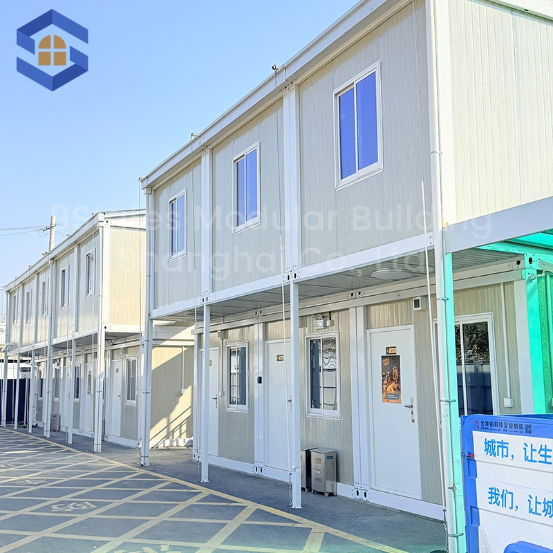 Stylish Prefab Container Apartment Casa Prefabricada Modular Steel Assembly for B&B Office Europe USA Export