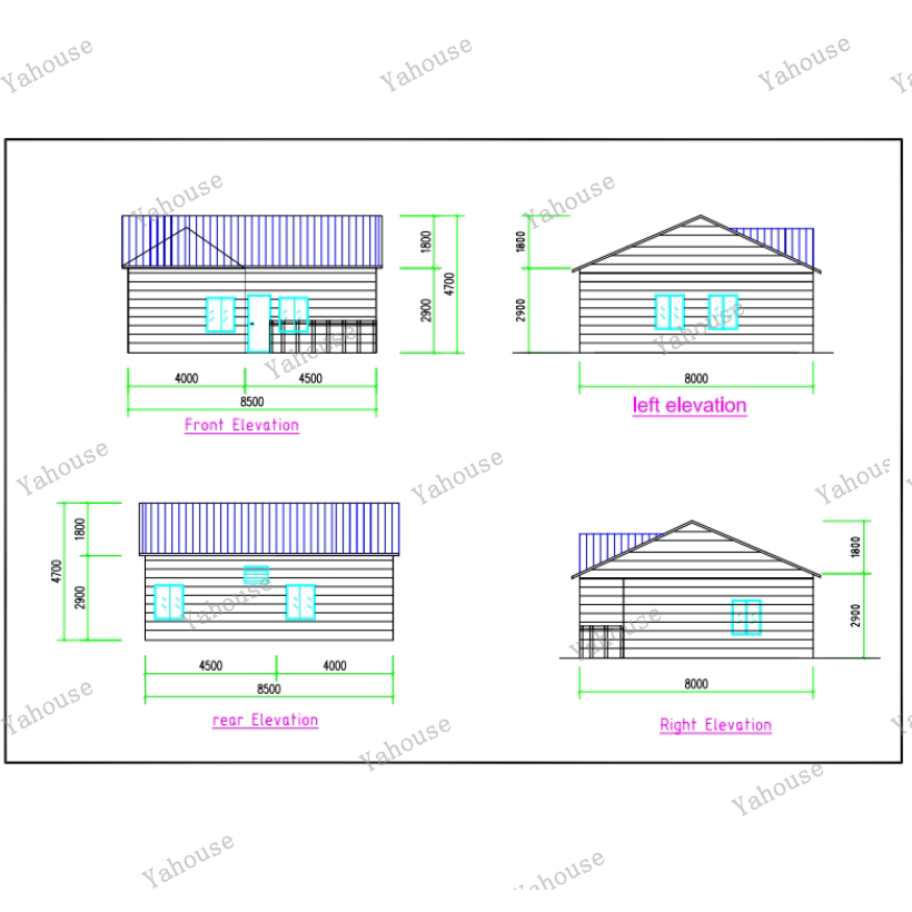 Prefabricated Portable Tiny Luxury Mobile Three/Two Bedrooms Container House Prefab Light Steel Structure Modular Prefab Wooden Villa
