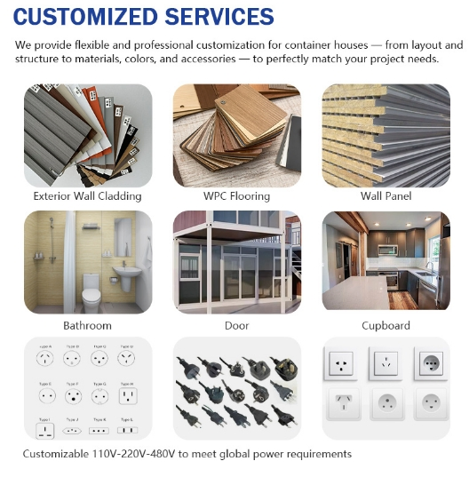 Factory Prefab Casa Modular Detachable Tiny Cabin Office Living Pods Container Contenedor Home Houses