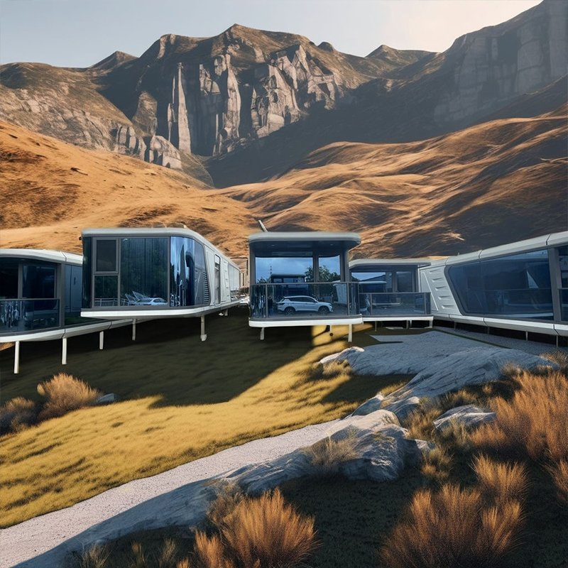 All-Weather Mobile Container House Quick Assembly Prefabricated Steel Structure Thermal Insulated for Extreme Hot/Cold Climates