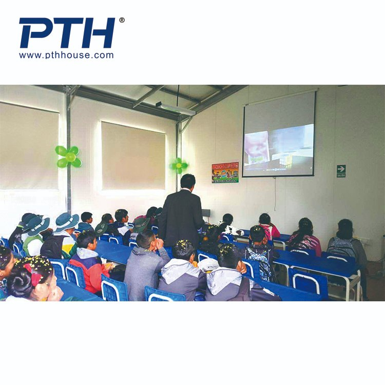 Low Cost Double C Steel Structure Building for School Classroom and Office