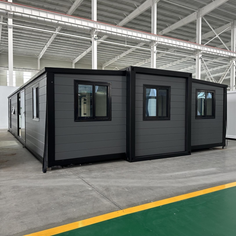 40FT Galvanized Steel Frame Container House for Disaster Relief with Custom Layout