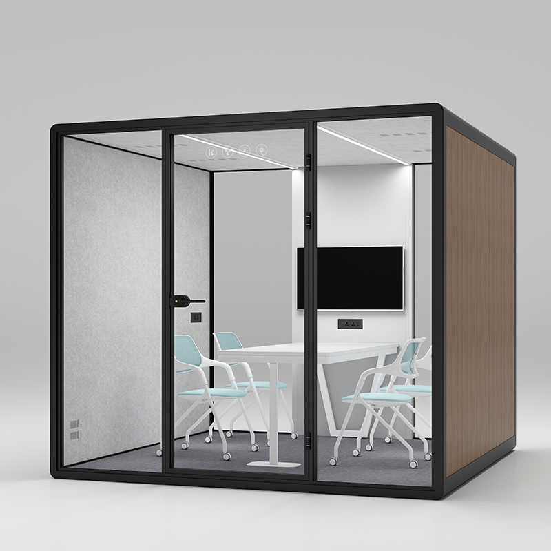 Soundproof Booth Portable Vessel Container House Tiny Home Movable Silent Office Pod