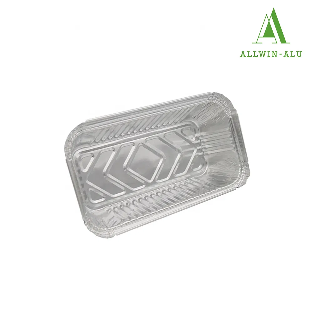 Hot Selling Size 750ml Disposable Kitchen Food Cooking Aluminum Foil Food Container with Lid