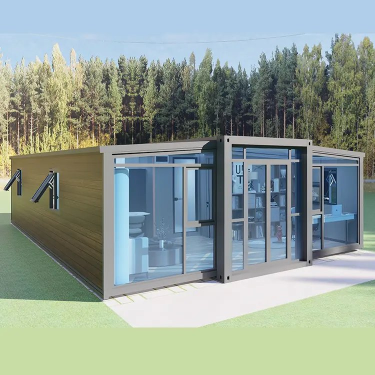 Steel Frame Worker Dormitory Modular Prefabricated Container Expandable Container House Foldable Container House Prefab Villa Prefabricated House