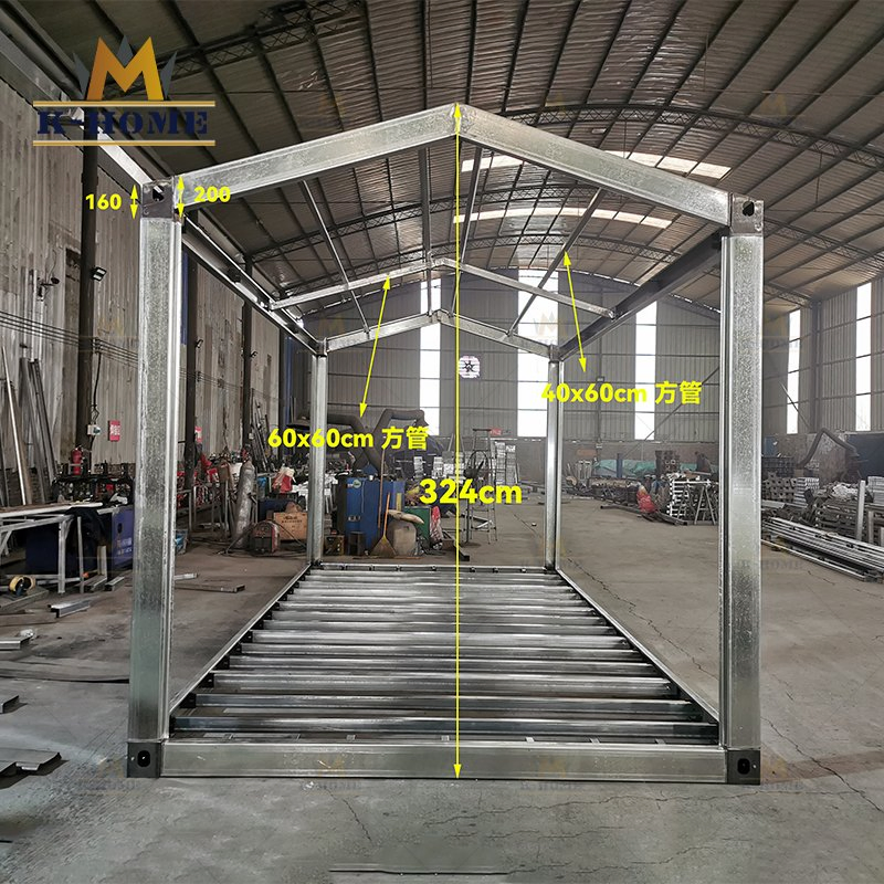 Modern Mobile Prefab Modular Gable Roof Living Container Tiny House Community