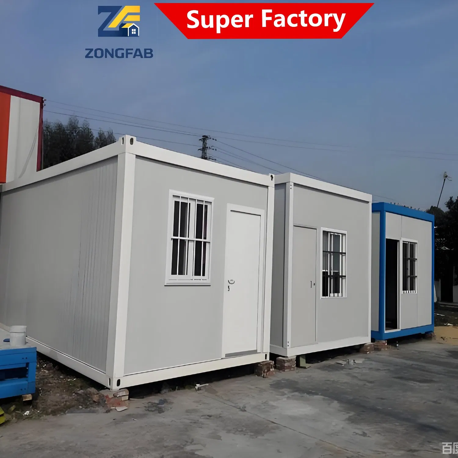 Movable Mobile Tiny Detachable Assembly Prefab Modular Container House Home Staff Worker Dormitory Dorm Project