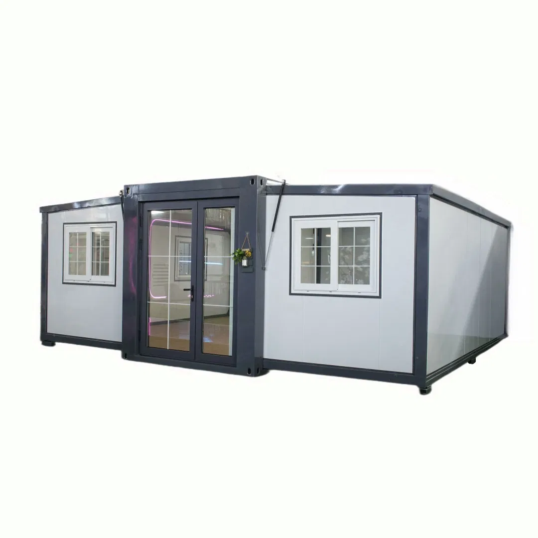 Portable Expandable Living Unit with Integrated Kitchen and Bath