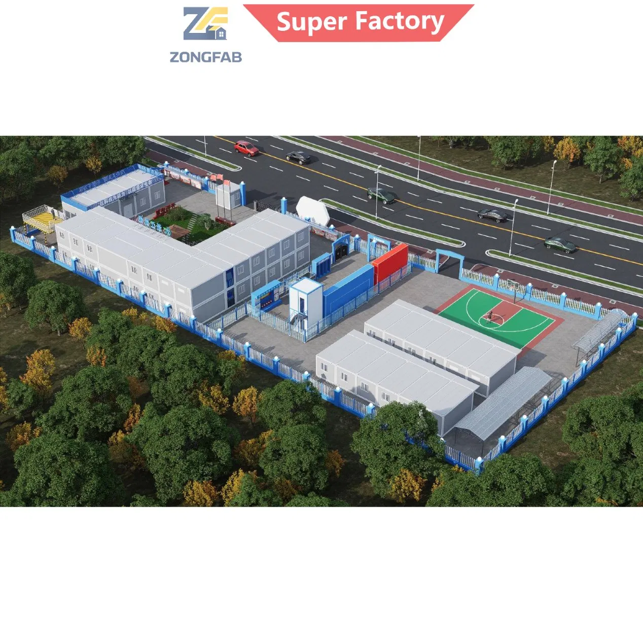 Multi-Storey Story Tiny Steel Living Foldable Folding Prefab Modular Container Building Housing