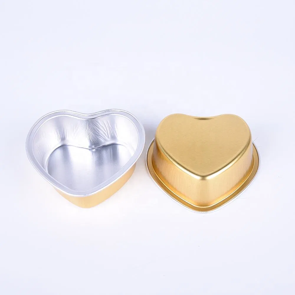 Custom Colored Pastry Pan 100ml Disposable Aluminum Foil Food Container for Cake Baking