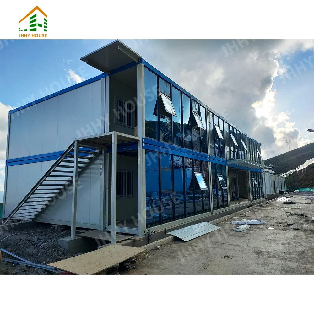 Two-Story Assemble Prefab Portable Folding/Flat Pack Container House Mobile Foldable/Detachable Container Homes