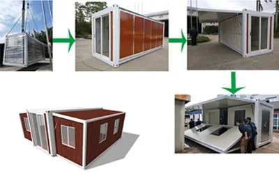 Expandable container house