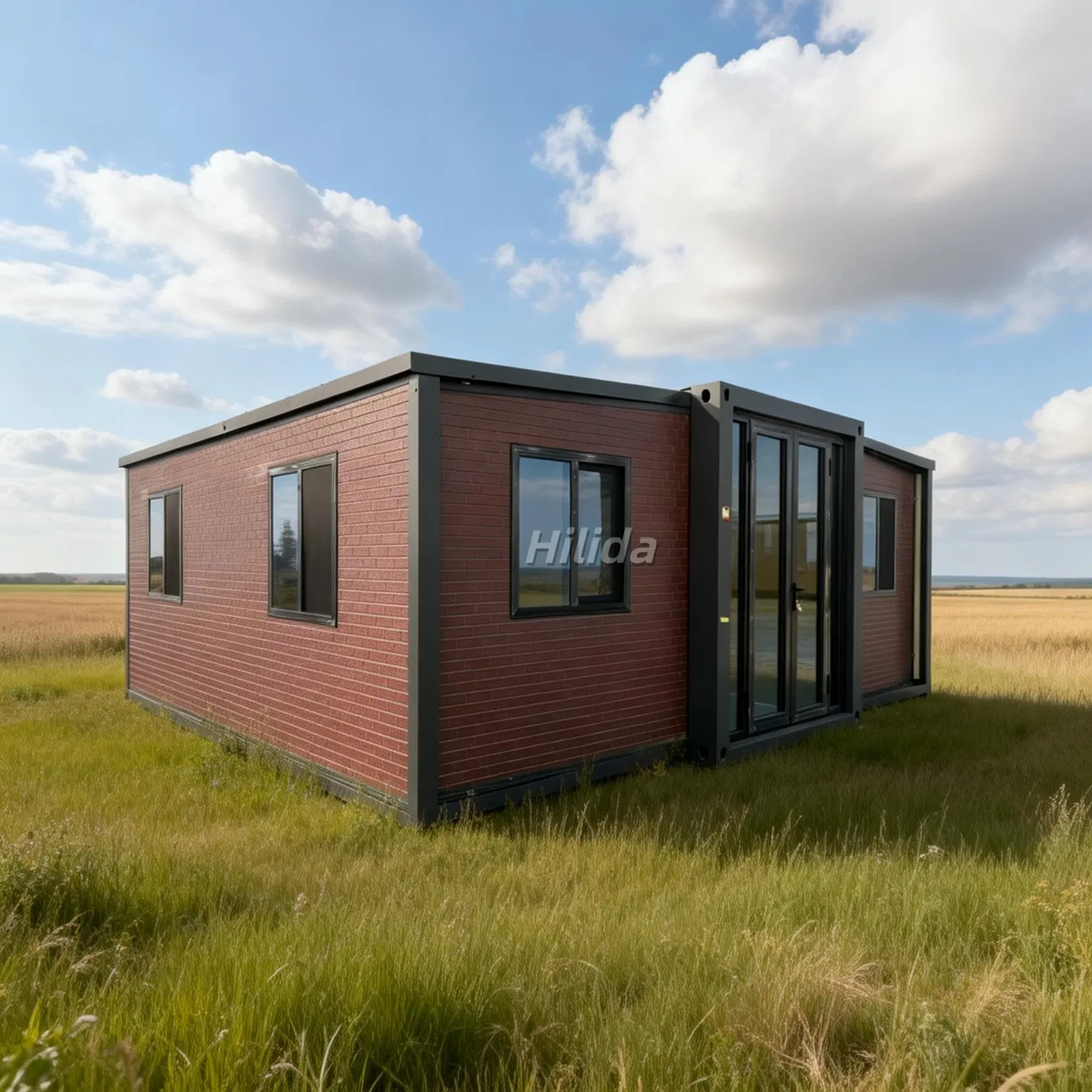 Modular Expandable House with Solar Ready Design off Grid Prefab Container Solution