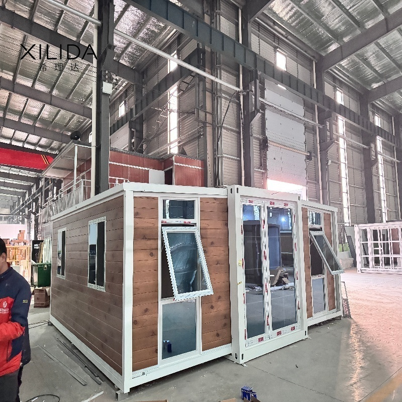 Earthquake-Resistant Double-Wing Foldable Container House - Emergency Shelter - Installation Completed in 10 Minutes