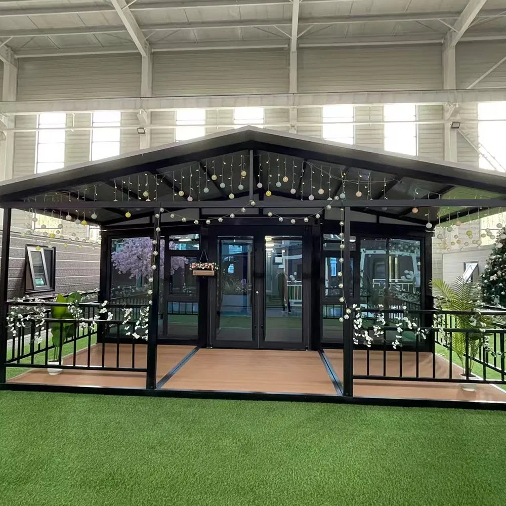 40FT Expandable Fireproof Steel with Emergency Shelter for Urban Disaster Prep Expandable Container House