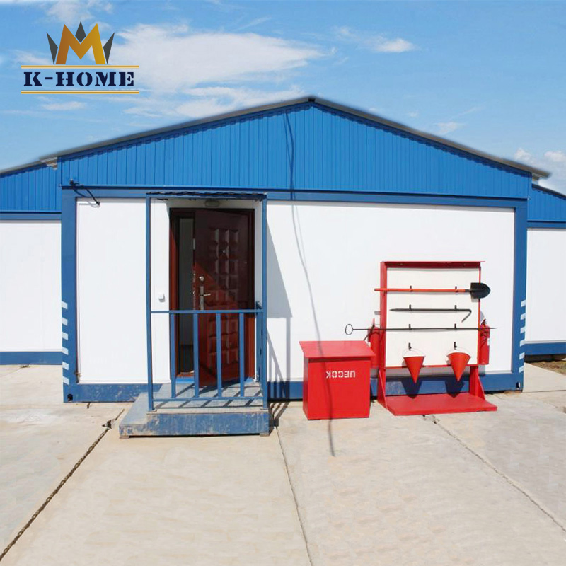 Oilfield Crew Quarters Prefabricated Modular Container Housing with Kitchen and Bathroom