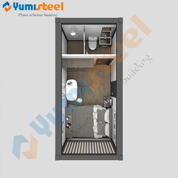 Stunning Colorful Modular Container Hotel/Characteristic Container Apartment