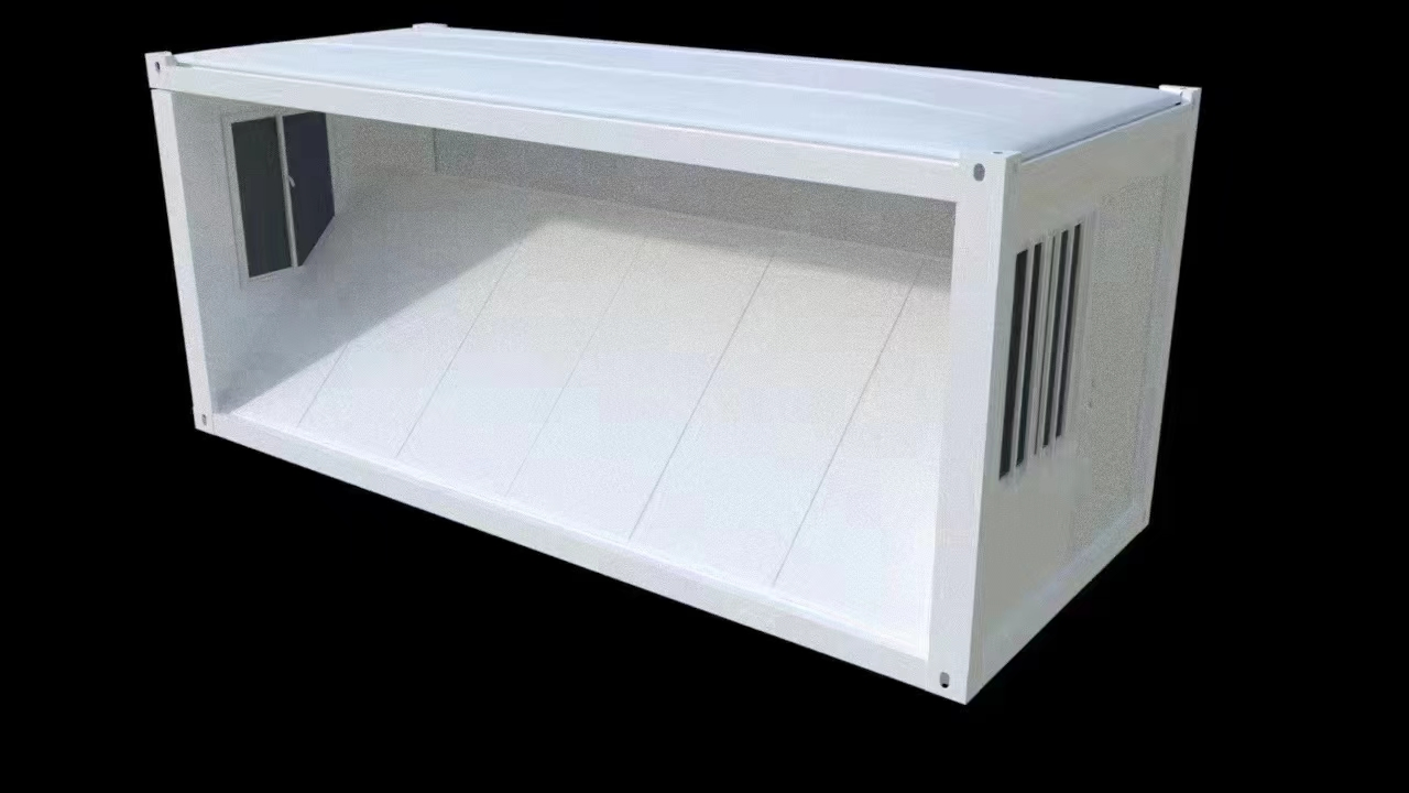 Container House, Modular Small House, Low-Cost Collective Dormitory, Independent Bathroom, with Solar Energy and Underfloor Heating, off Grid Living