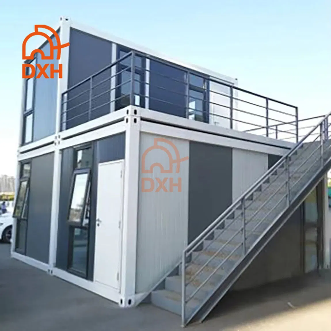 Dxh Portable Factory Customized Store Living Office Prefabricated Warehouse 20FT Suzhou Storeroom Airbnb Flat Pack Camping School Classroom Container House