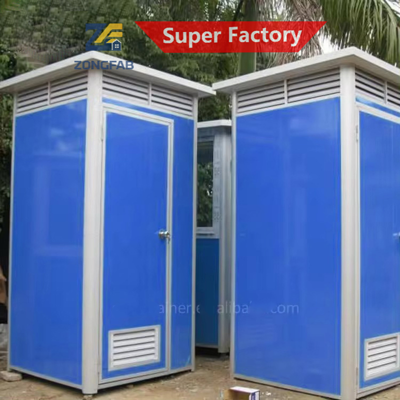 Modular Mobile Toilet Unit for Construction Camps and Outdoor Sanitation Applications